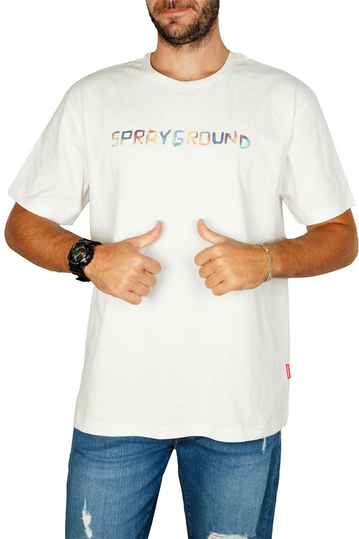 Sprayground color pop t-shirt white