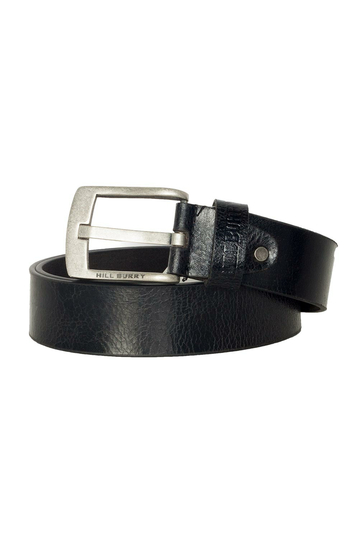 Hill Burry men's leather belt black