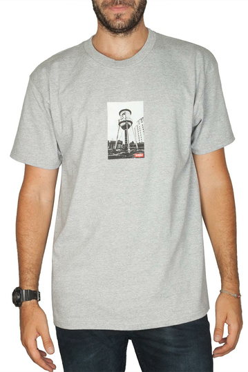 Obey Water Tower Photo classic t-shirt heather grey