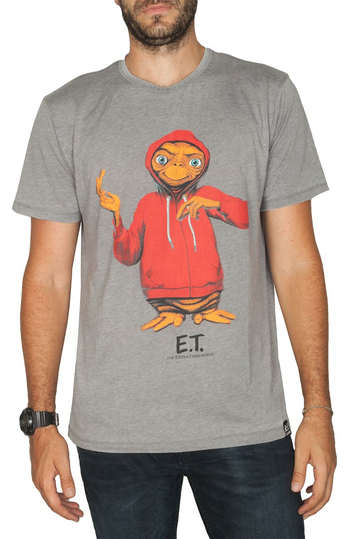 Re:Covered ET hoody t-shirt light grey