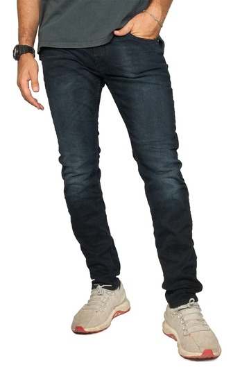 Sublevel slim fit denim blue black