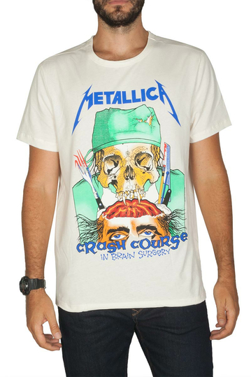 Amplified Metallica T-shirt - Crash Course In Brain Surgery