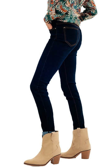Q2 super skinny fit jeans dark blue