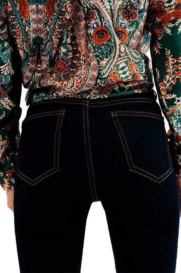 Q2 super skinny fit jeans dark blue