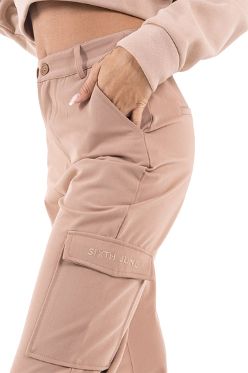 Sixth June cargo pants beige