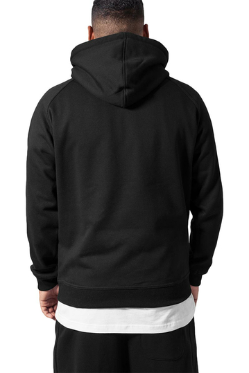 Urban Classics blank hoodie black
