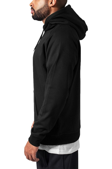 Urban Classics blank hoodie black