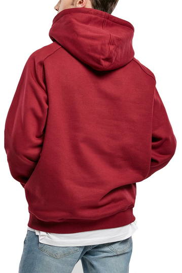 Urban Classics blank hoodie burgundy