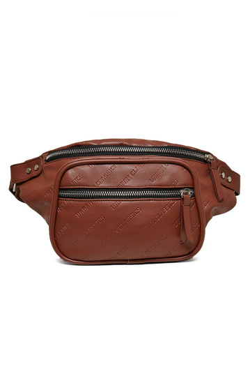 Urban Classics leatherlook hip pack brown