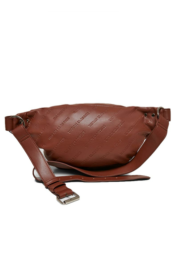 Urban Classics leatherlook hip pack brown