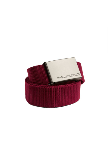 Urban Classics web belt burgundy