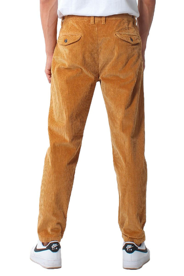 Ανδρικό κοτλέ παντελόνι κάμελ