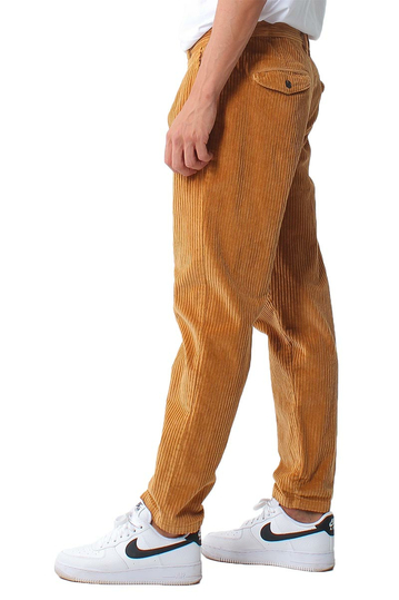 Ανδρικό κοτλέ παντελόνι κάμελ