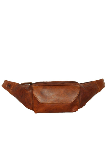 Black Buck leather hip pack tanned natural