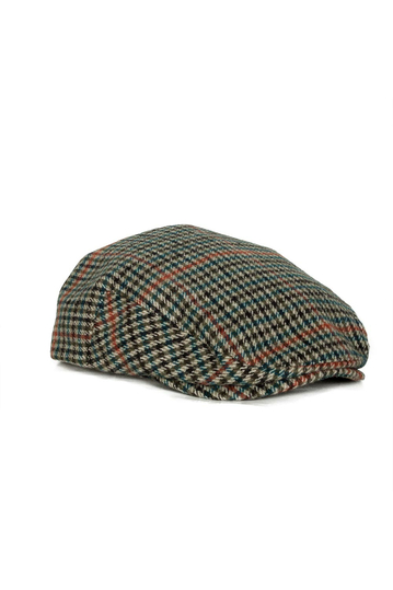 Scout houndstooth flap hat