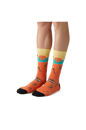 Besocks® BeHawaii organic cotton socks orange