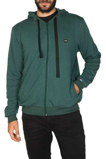 Bigbong zip hoodie green