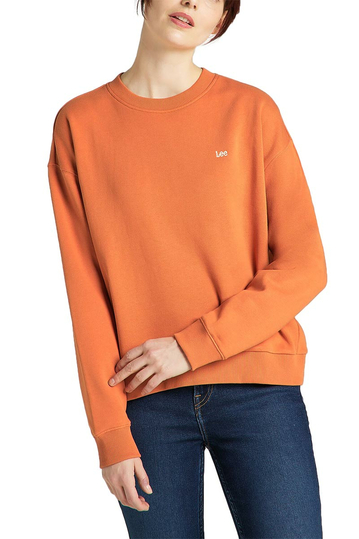 Lee crew sweatshirt - desert orange