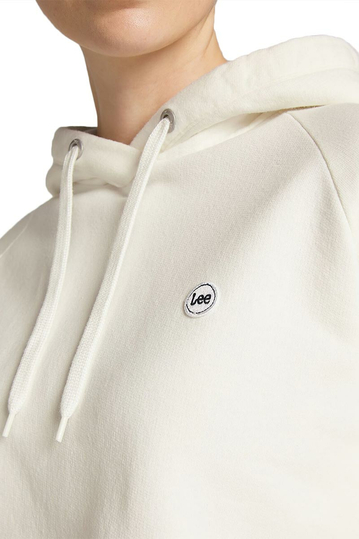 Lee essential hoodie - white canvas