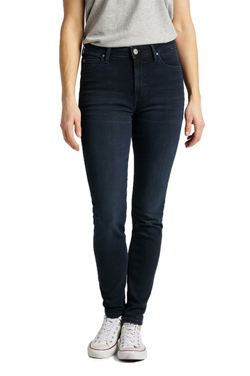 Lee Scarlett skinny jeans - worn ebony