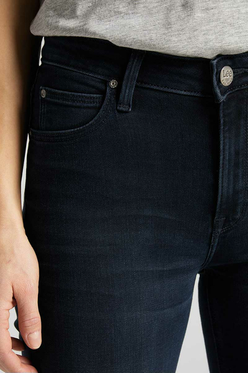Lee Scarlett skinny jeans - worn ebony