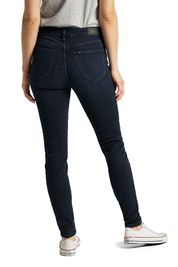 Lee Scarlett skinny jeans - worn ebony