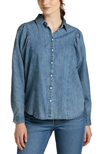 Lee volume denim shirt - blue yonder