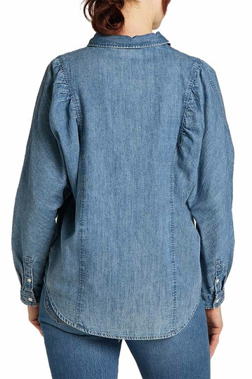 Lee volume denim shirt - blue yonder