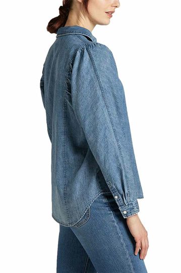 Lee volume denim shirt - blue yonder