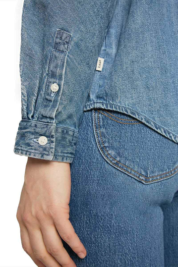 Lee volume denim shirt - blue yonder