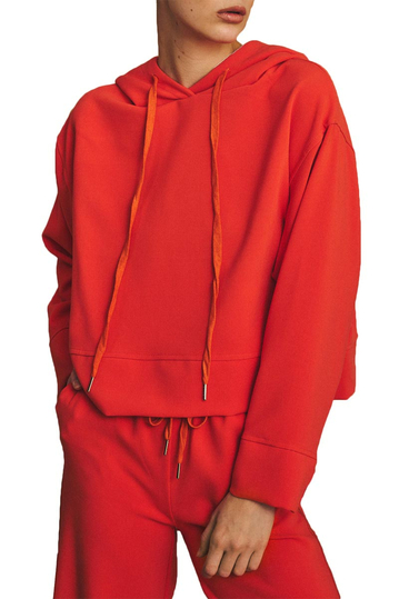 Lumina box fit hoodie orange