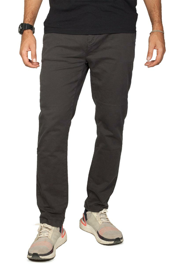 Scinn Jacob regular slim cropped chino pants grey