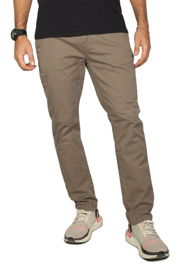 Scinn Jacob regular slim cropped chino pants beige