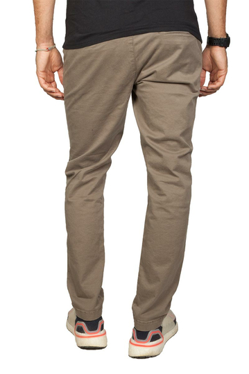 Scinn Jacob regular slim cropped chino pants beige