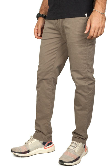 Scinn Jacob regular slim cropped chino pants beige