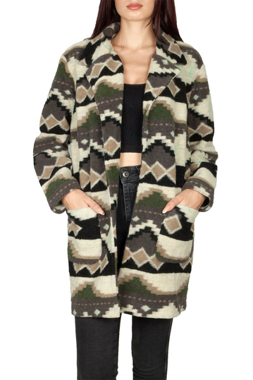 Scout aztec print coat