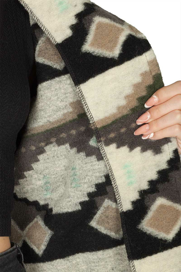 Scout aztec print coat