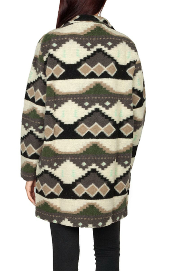 Scout aztec print coat