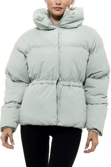 Biston puffer μπουφάν ανοιχτό πράσινο