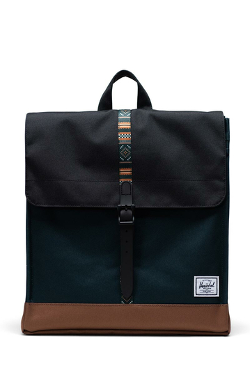 Herschel Supply Co. City mid volume backpack scarab/black/saddle