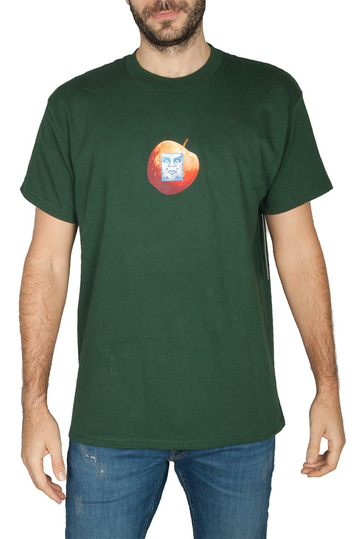 Obey Apple Icon classic t-shirt forest green