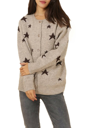 Sophyline star print cardigan