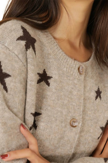 Sophyline star print cardigan
