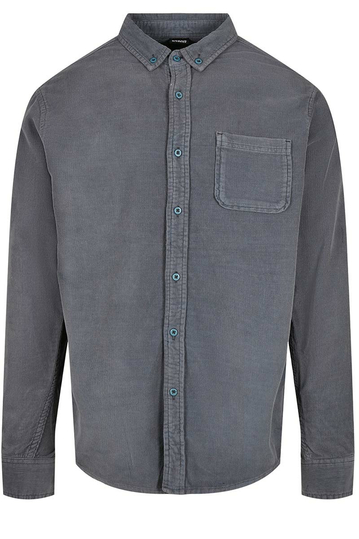 Urban Classics κοτλέ πουκάμισο dusty blue