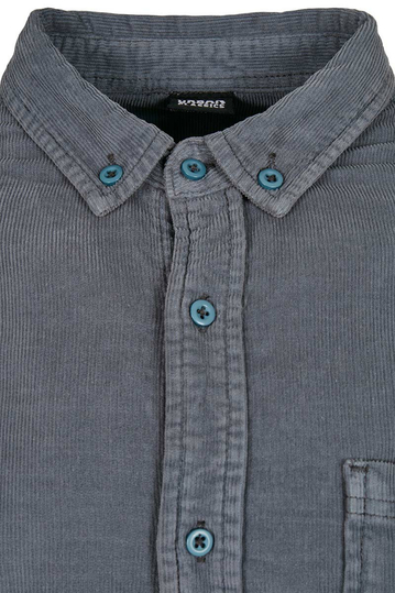 Urban Classics κοτλέ πουκάμισο dusty blue