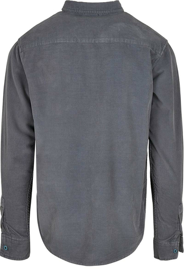 Urban Classics κοτλέ πουκάμισο dusty blue