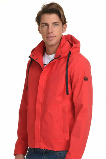 Splendid ελαφρύ κοντό μπουφάν κόκκινο