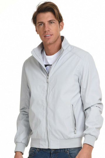 Splendid bomber jacket light grey