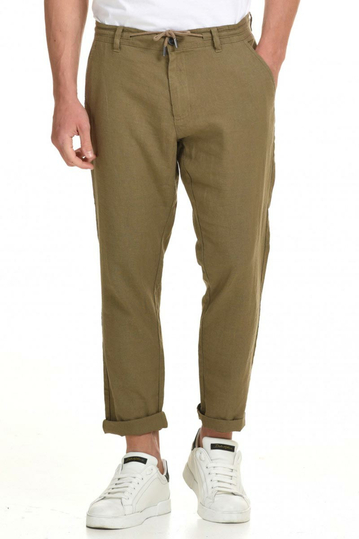Splendid men's linen pants - fango