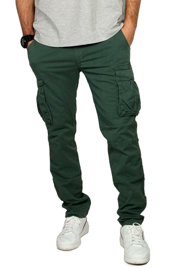 Scinn cargo pants regular tapered Pilot 122 green